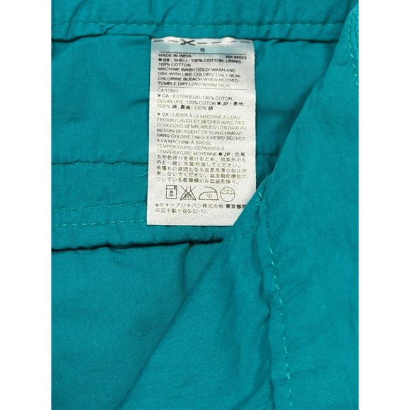 Banana Republic Hampton Fit Turquoise Shorts – women's size 6. - Picture 6 of 6